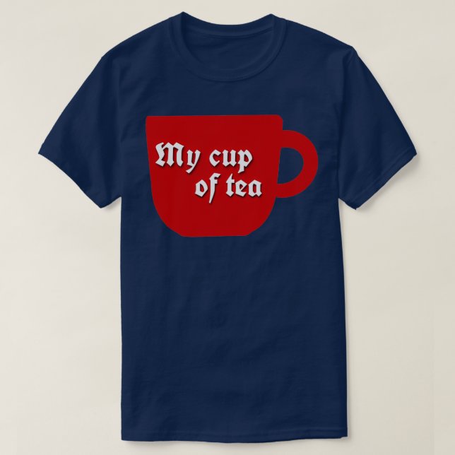 T-shirt Ma tasse de thé 2 (Design devant)