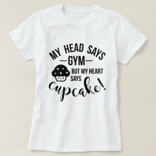 T-shirt Ma tête dit gym mais ..