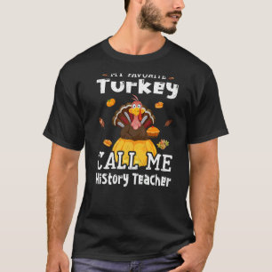 T-shirt Ma Turquie préférée me traite d'enseignant d'histo