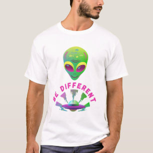T-shirt Ma vibration est différente – Conception d'alien e