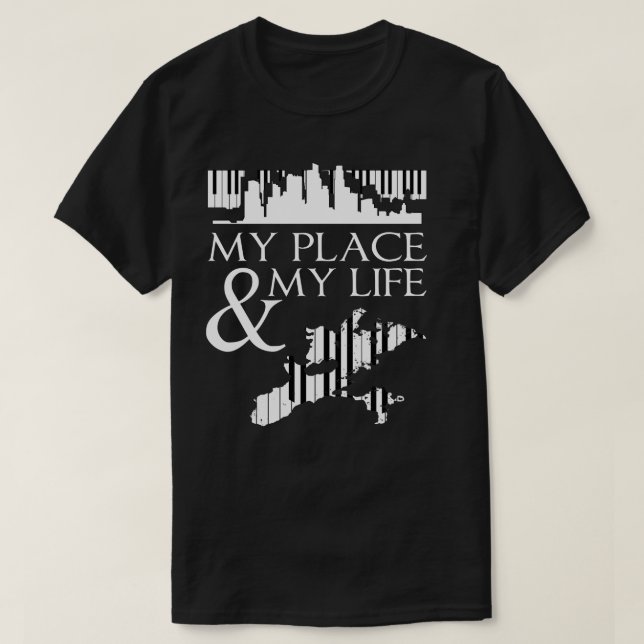T-shirt Ma vie à ma place (Design devant)