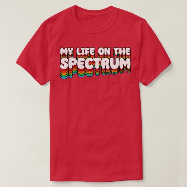 T-shirt Ma Vie Sur Le Spectre V2 (Design devant)