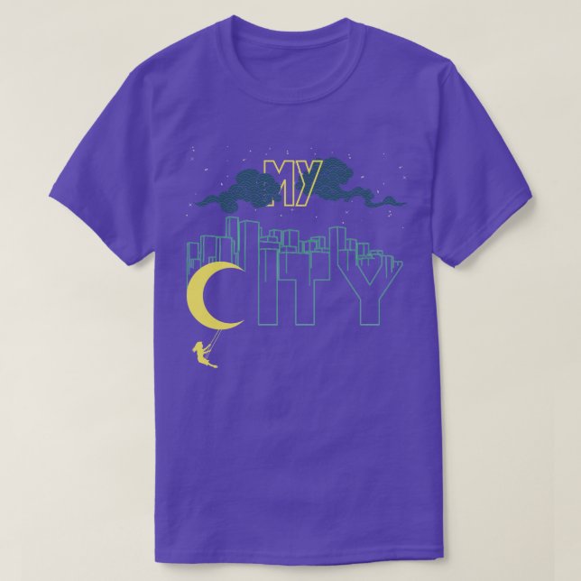 T-shirt Ma ville (Design devant)