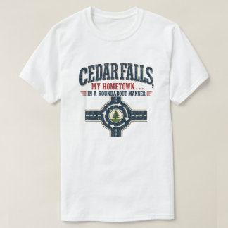 T-shirt Ma ville natale de manière détournée