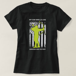 T-shirt Ma Voiture Sent Comme Des Flèches Maman en tir à