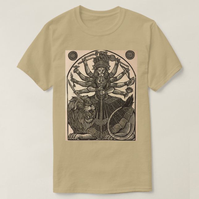 T-shirt Maa Durga Godess Shakti (Design devant)