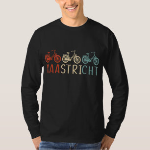 T-shirt Maastricht Vélo Ville Vélo Rétro Cadeau