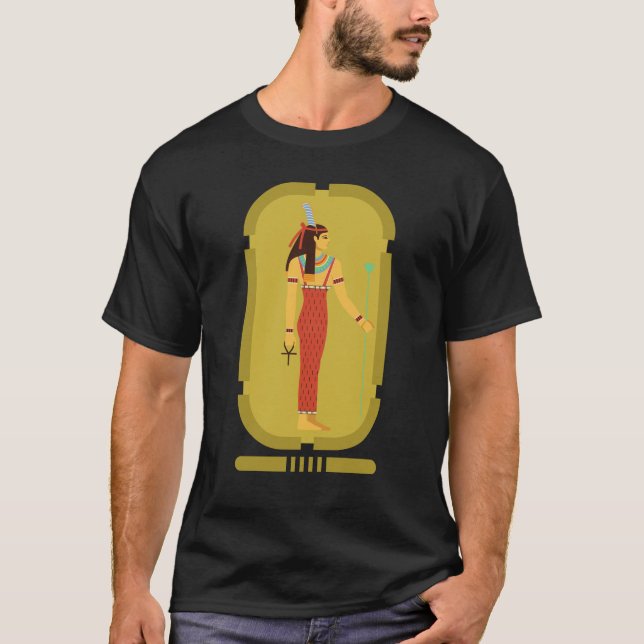T-shirt Maat Sur Gold Cartouche (Devant)