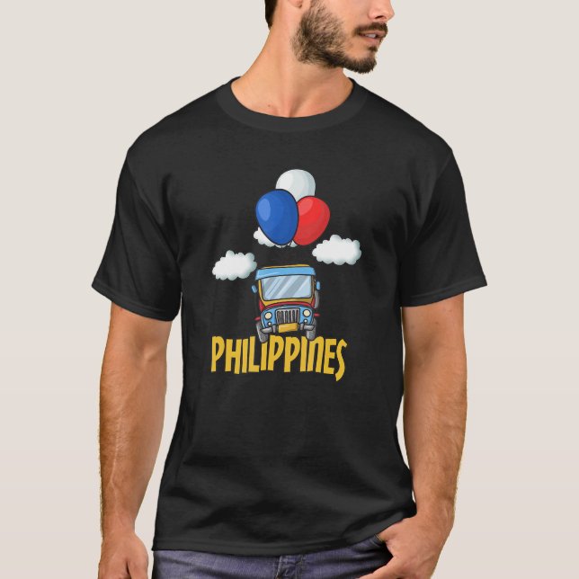 T-shirt Mabuha, un véhicule philipino philippin de transpo (Devant)