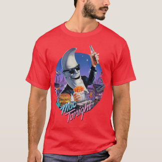 T-shirt Mac ce soir Impression Vers