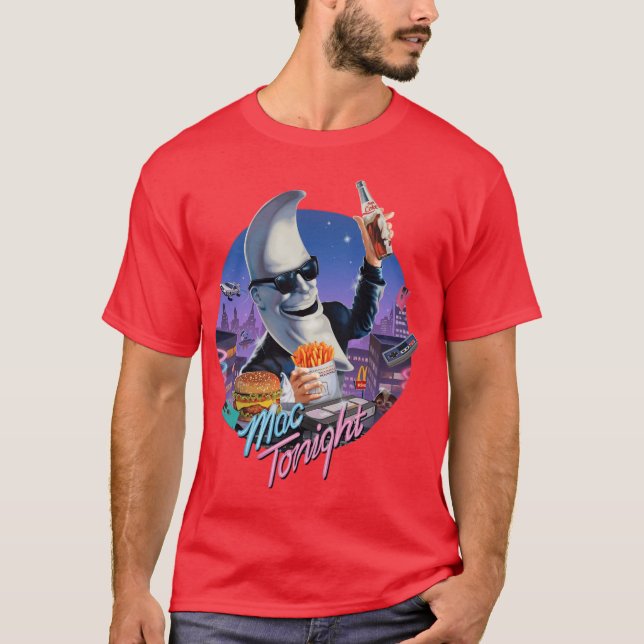T-shirt Mac ce soir Impression Vers (Devant)