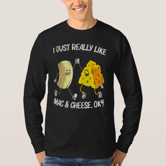 T-shirt Mac & Cheese Cool Pour Hommes Femmes Macarons Au F (Devant)