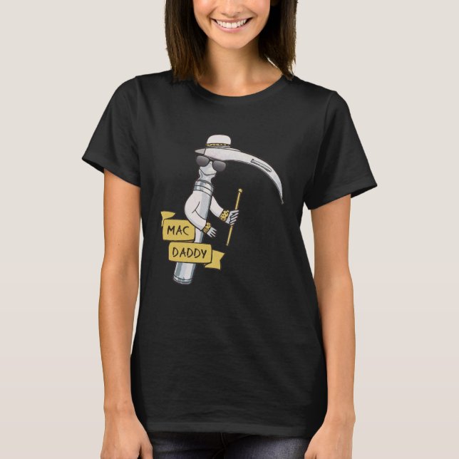 T-shirt Mac Daddy Anesthesia Laryngoscope Anesthetist CRNA (Devant)