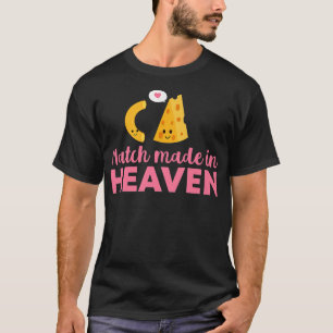T-shirt Mac & Fromage Couple Couple Bff Meilleur Costume A