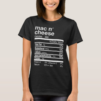 T-shirt Mac N Cheese Nutrition Correspondance Famille Than