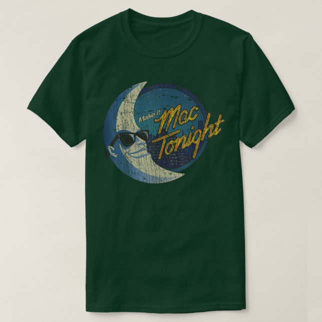 T-shirt Mac Tonight Moon Man 1986  (Design devant)
