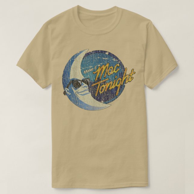 T-shirt Mac Tonight Moon Man 1986 (Design devant)