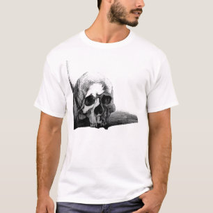T-shirt macabre de crâne