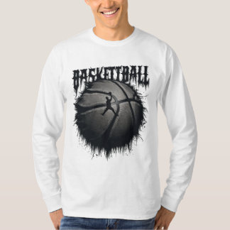 T-shirt Macabre Dreams : Eerie Basketball Illustrations