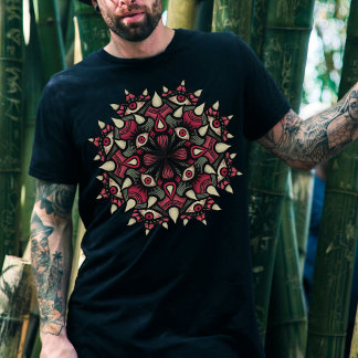 T-shirt Macabre goth rose noir cirque d'horreur