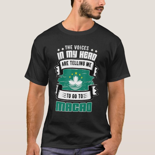 T-shirt Macao dans ma tête (Devant)