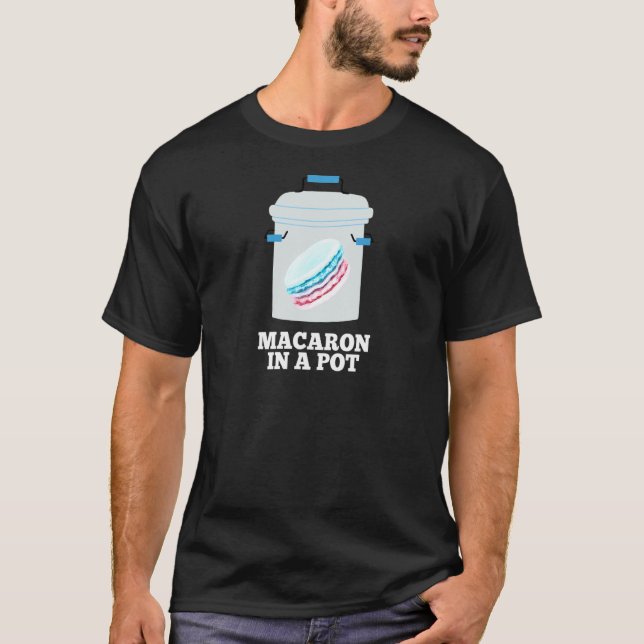 T-shirt Macaron Dans Un Pot Cookie Baker Song Citation Cho (Devant)