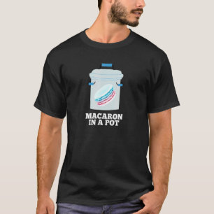 T-shirt Macaron dans une chanson de cuisinier de pot Citat