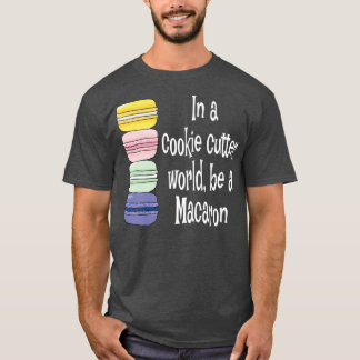 T-shirt Macaron Français Macaron Drôle Macaron Cookie Cade