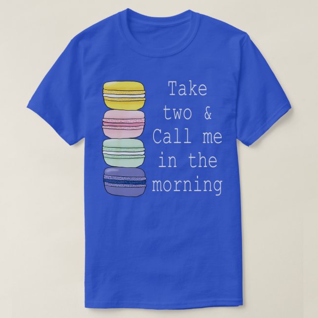 T-shirt Macaron Français Macaron Drôle Macaron Cookie Cade (Design devant)