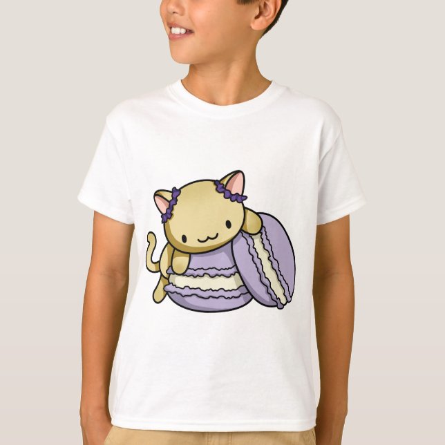 T-shirt Macaron Kitty (Devant)