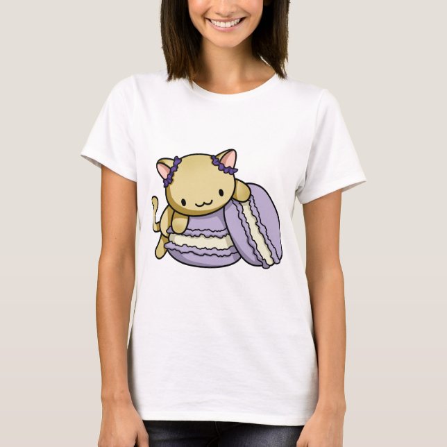 T-shirt Macaron Kitty (Devant)