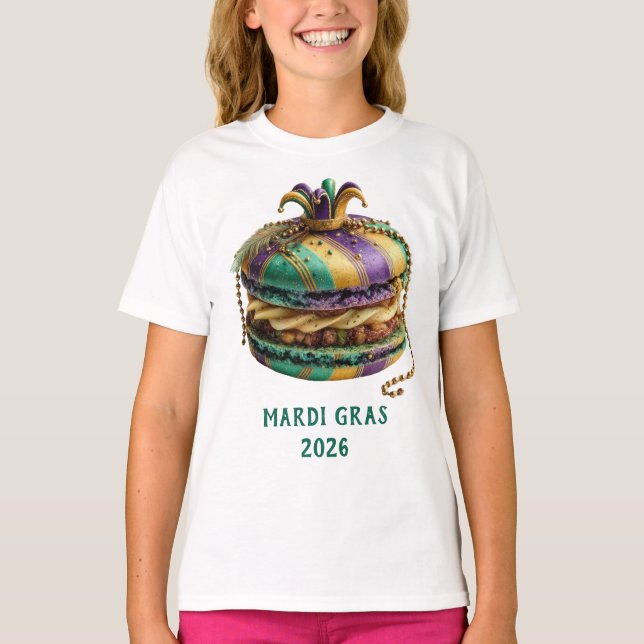 T-shirt Macaron Royal Mardi Gras (Devant)