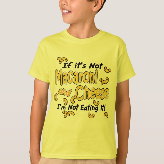 T-shirt Macaroni et fromage (Devant)