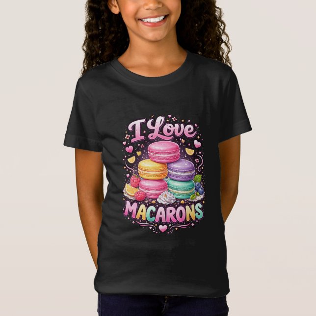 T-Shirt Macarons Amour Sucré (Devant)