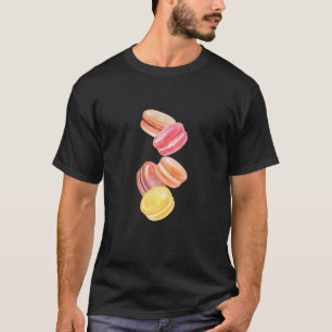 T-shirt Macarons colorés Aquarelle Art
