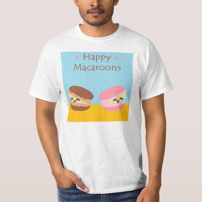 T-shirt Macarons heureux (Devant)
