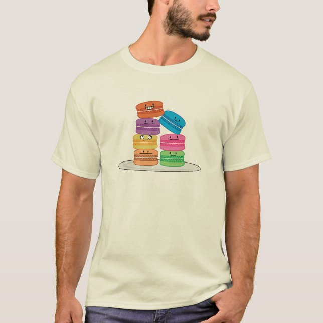 T-shirt Macarons heureux (Devant)