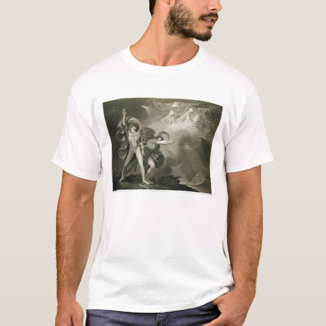 T-shirt Macbeth, Banquo et les trois sorcières sur la (Devant)