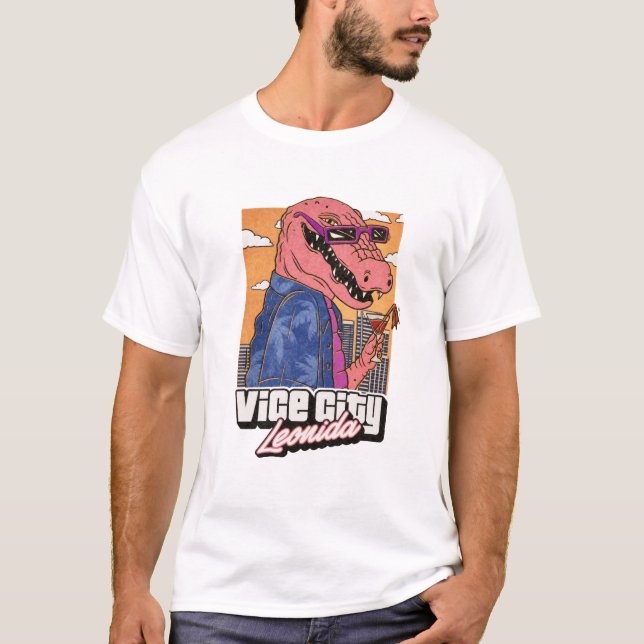 T-shirt Macca l'alligator (Devant)