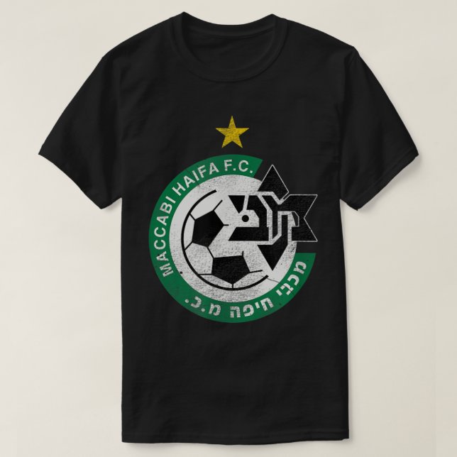 T-shirt Maccabi Haifa Shirt FC Football club Israël (Design devant)