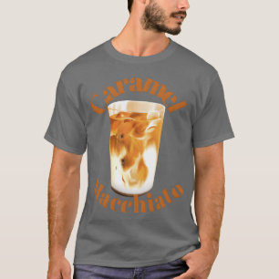 T-shirt Macchiato caramel drôle