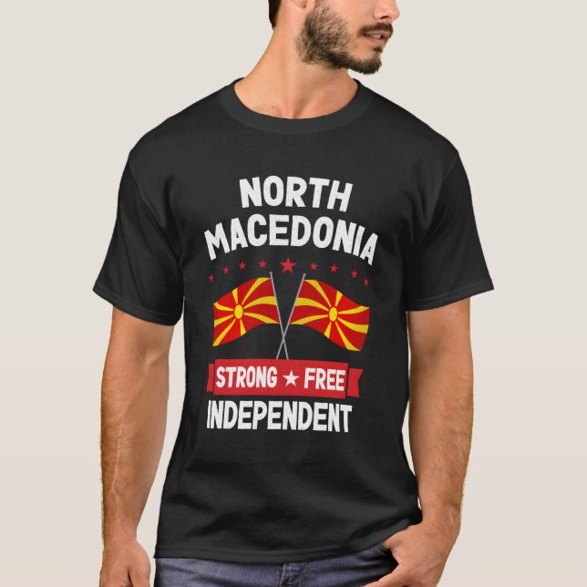 T-shirt Macédoine du Nord (Devant)