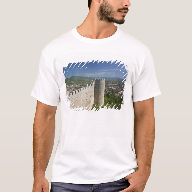 T-shirt MACÉDOINE, Ohrid. Château de Car Samoil / (Devant)