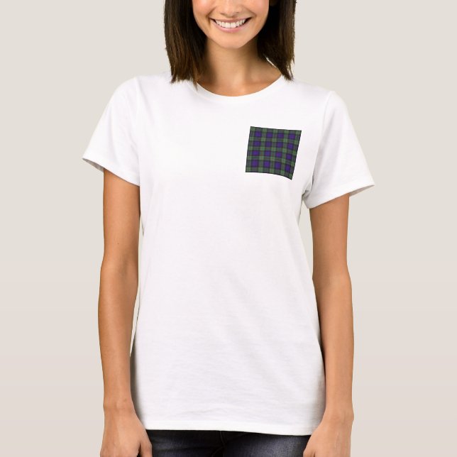 T-shirt Macewen clan Plaid Scottish tartan (Devant)