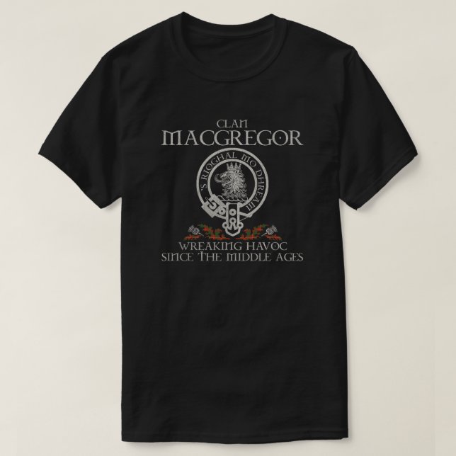 T-shirt MacGregor de Balquhidder Clan emblème écusson de f (Design devant)
