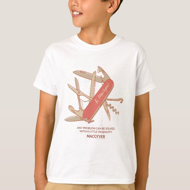 T-shirt MacGyver Original Series Multi Device (Devant)