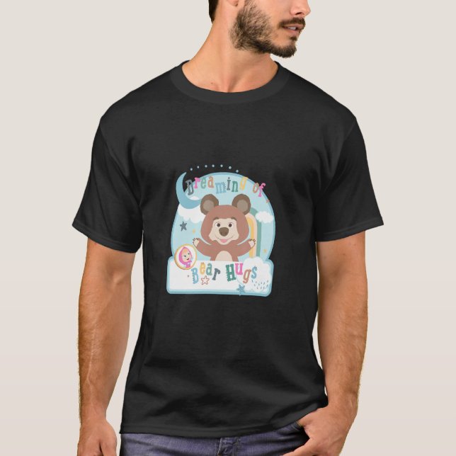 T-shirt Macha et l'ours. Ours (Devant)