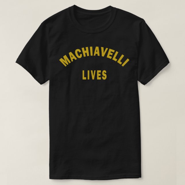 T-shirt Machiavelli vit (Design devant)