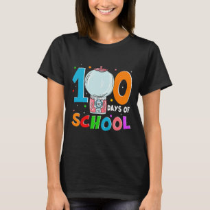 T-shirt Machine à chewing-gum drôle 100 jours de chemises 