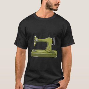 T-shirt Machine à coudre filetage Coudre Aimer artisanat